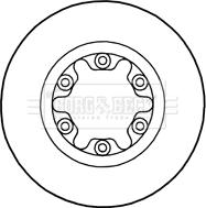 Borg & Beck BBD4647 - Brake Disc autospares.lv