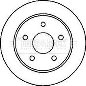 Borg & Beck BBD4655 - Brake Disc autospares.lv