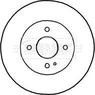 Borg & Beck BBD4650 - Brake Disc autospares.lv