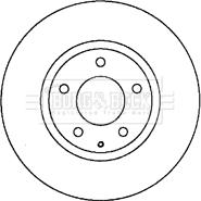 Borg & Beck BBD4651 - Brake Disc autospares.lv