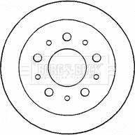 Borg & Beck BBD4609 - Brake Disc autospares.lv