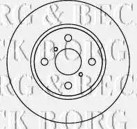 Borg & Beck BBD4604 - Brake Disc autospares.lv