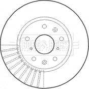 BSF 11516V - Brake Disc autospares.lv