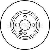 Borg & Beck BBD4617 - Brake Disc autospares.lv