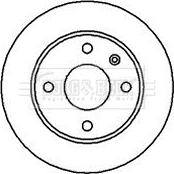 Borg & Beck BBD4686 - Brake Disc autospares.lv