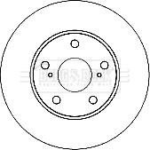 Borg & Beck BBD4682 - Brake Disc autospares.lv