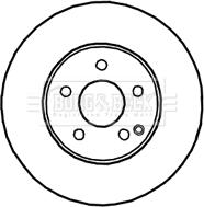 Borg & Beck BBD4629 - Brake Disc autospares.lv