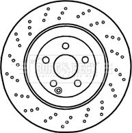 Borg & Beck BBD4676 - Brake Disc autospares.lv