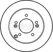 Borg & Beck BBD4671 - Brake Disc autospares.lv