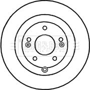 Borg & Beck BBD4672 - Brake Disc autospares.lv