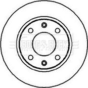 Borg & Beck BBD4838 - Brake Disc autospares.lv