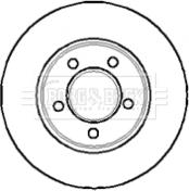 Borg & Beck BBD4044 - Brake Disc autospares.lv