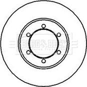 Borg & Beck BBD4046 - Brake Disc autospares.lv