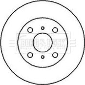 Borg & Beck BBD4040 - Brake Disc autospares.lv