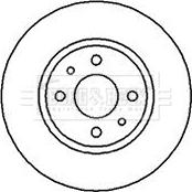 Borg & Beck BBD4054 - Brake Disc autospares.lv