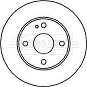 Borg & Beck BBD4051 - Brake Disc autospares.lv