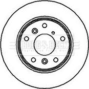 Borg & Beck BBD4057 - Brake Disc autospares.lv