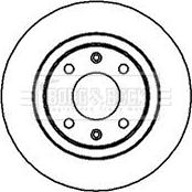 Borg & Beck BBD4006 - Brake Disc autospares.lv