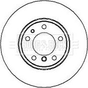 Borg & Beck BBD4003 - Brake Disc autospares.lv