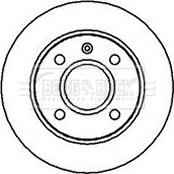 Borg & Beck BBD4016 - Brake Disc autospares.lv