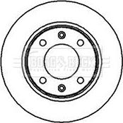 Borg & Beck BBD4012 - Brake Disc autospares.lv