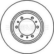 Borg & Beck BBD4086 - Brake Disc autospares.lv