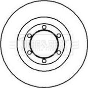 Borg & Beck BBD4087 - Brake Disc autospares.lv