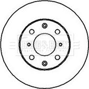 Borg & Beck BBD4035 - Brake Disc autospares.lv