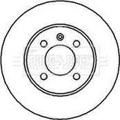 Borg & Beck BBD4037 - Brake Disc autospares.lv