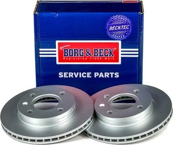 Borg & Beck BBD4025 - Brake Disc autospares.lv