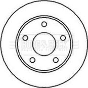 Borg & Beck BBD4026 - Brake Disc autospares.lv