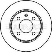 Borg & Beck BBD4021 - Brake Disc autospares.lv