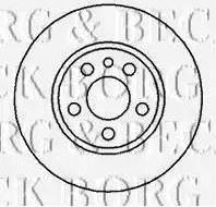 Borg & Beck BBD4079 - Brake Disc autospares.lv