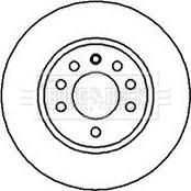 Borg & Beck BBD5082 - Brake Disc autospares.lv