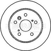 Borg & Beck BBD4075 - Brake Disc autospares.lv