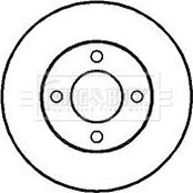 Borg & Beck BBD4194 - Brake Disc autospares.lv