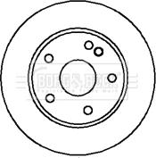 Borg & Beck BBD4193 - Brake Disc autospares.lv