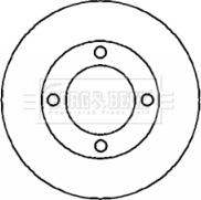 Borg & Beck BBD4144 - Brake Disc autospares.lv