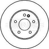 Borg & Beck BBD4140 - Brake Disc autospares.lv