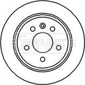 Borg & Beck BBD4148 - Brake Disc autospares.lv