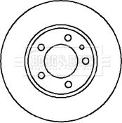 Borg & Beck BBD4154 - Brake Disc autospares.lv