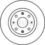 Borg & Beck BBD4151 - Brake Disc autospares.lv