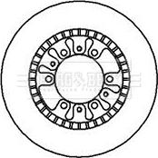 Borg & Beck BBD4158 - Brake Disc autospares.lv