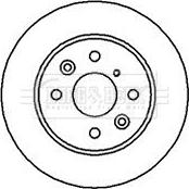 Borg & Beck BBD4152 - Brake Disc autospares.lv