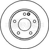 Borg & Beck BBD4109 - Brake Disc autospares.lv