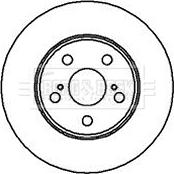 Borg & Beck BBD4104 - Brake Disc autospares.lv