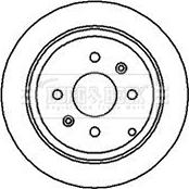 Borg & Beck BBD4108 - Brake Disc autospares.lv