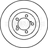 Borg & Beck BBD4119 - Brake Disc autospares.lv