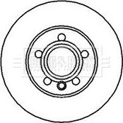 Borg & Beck BBD4115 - Brake Disc autospares.lv