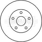 Borg & Beck BBD4118 - Brake Disc autospares.lv